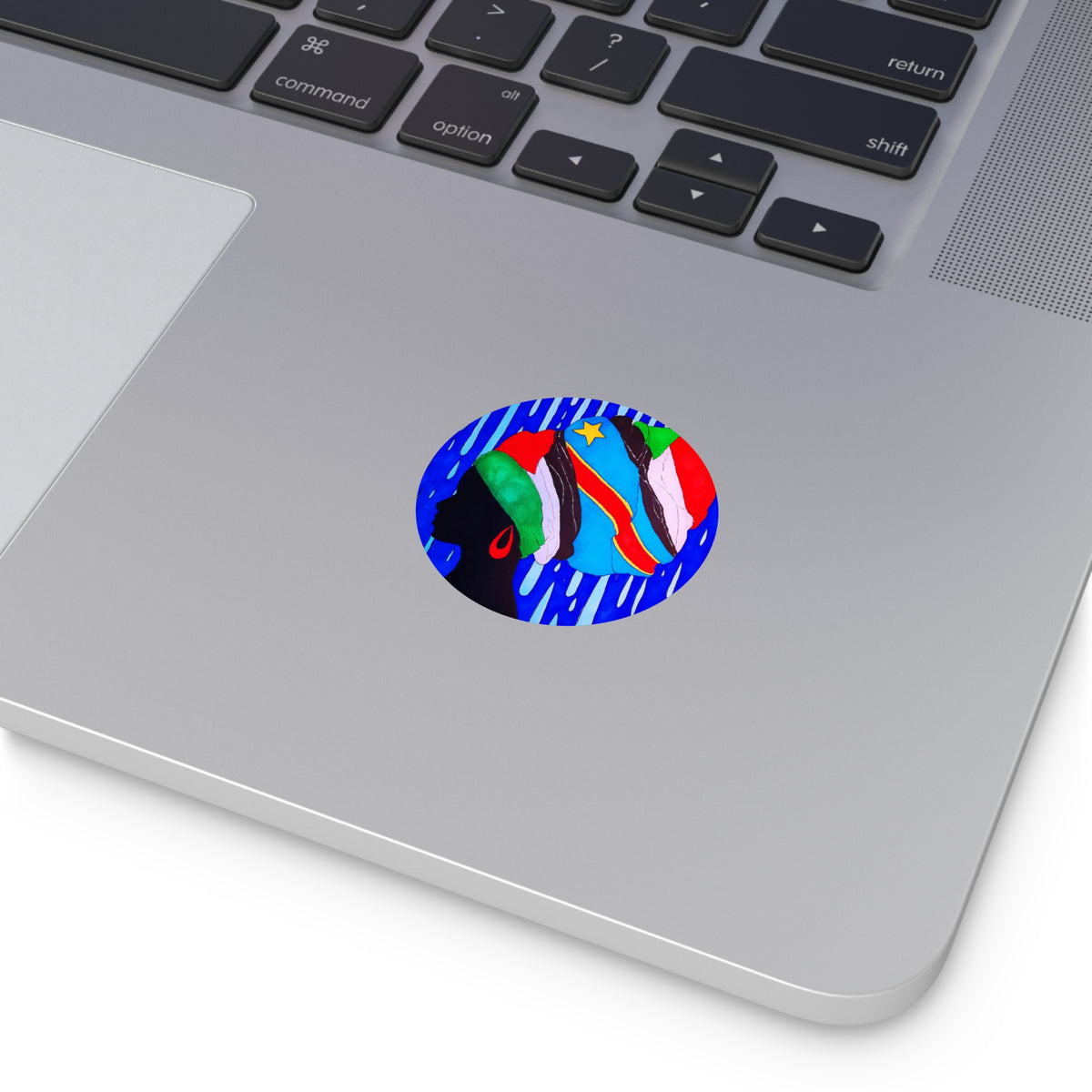 Free the Women Round Vinyl Stickers