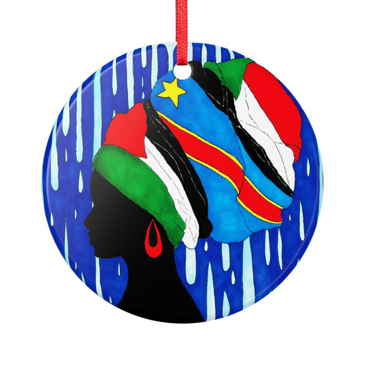 Free the Women Ceramic Ornament, 2-Side Print